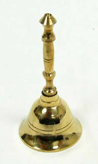 Brass School Dinner Hand Bell Handbell 10cm Reception Bell, Handicraft