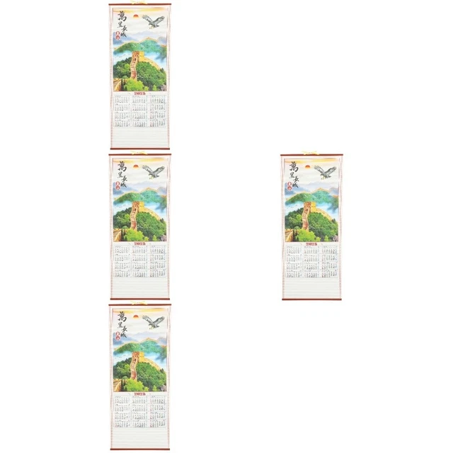 2024 CALENDARIO DA parete anno lunare zodiaco cinese - Anno del drago