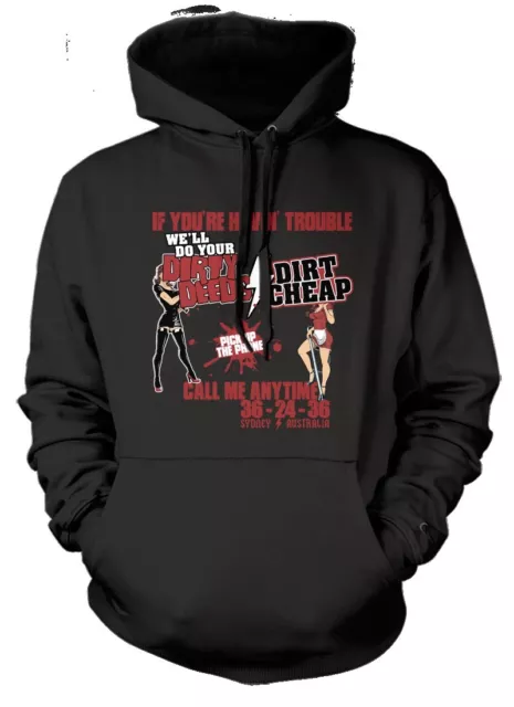 AC/DC inspired DIRTY DEEDS DONE DIRT CHEAP, Hoodie