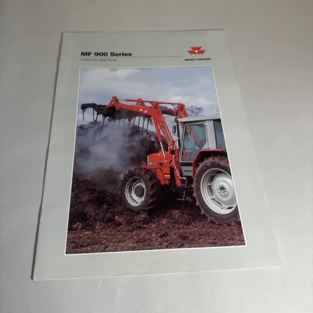 Massey Ferguson MF 900 Series Tractor Front Loader Sales Brochure 10 Page 1994