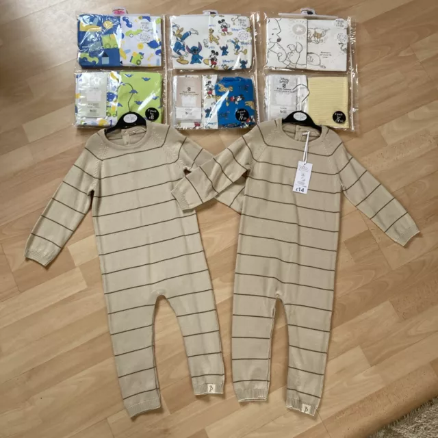 Disney & George Baby Boys Pyjamas & Outfit Bundle 18-24 Months (1.5-2 Years) New