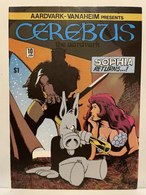 Cerebus the Aardvark #10 * 1979 * Sophia Appearance * VF? * (Q41)
