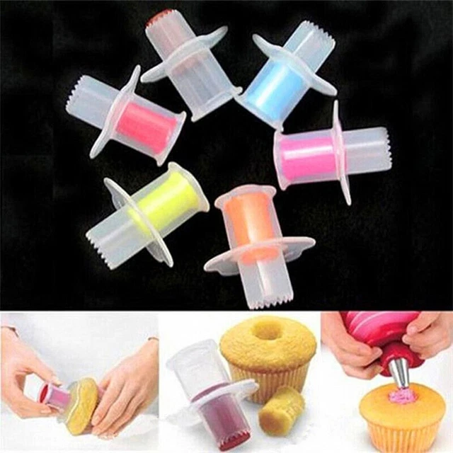1 pièce piston coupe-centre cupcake corer enlèvement facile couleur aléatoire