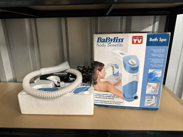 BaByliss Body Benefits Bath Spa Therapy with all Attachments, Boxed, Water Jet