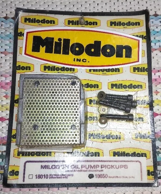 NOS Vintage Milodon Chevrolet Small Block Chevy SBC V8 Oil Pump Pickup Kit 18050