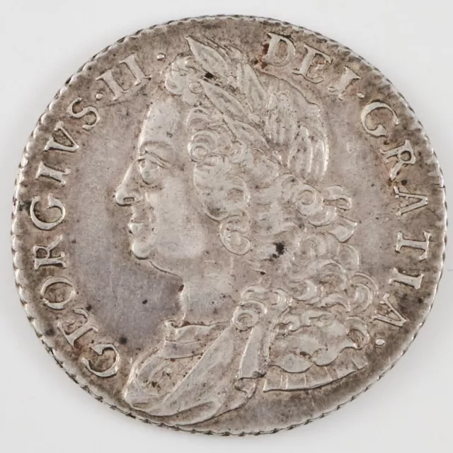 George II Silver Shilling 1758