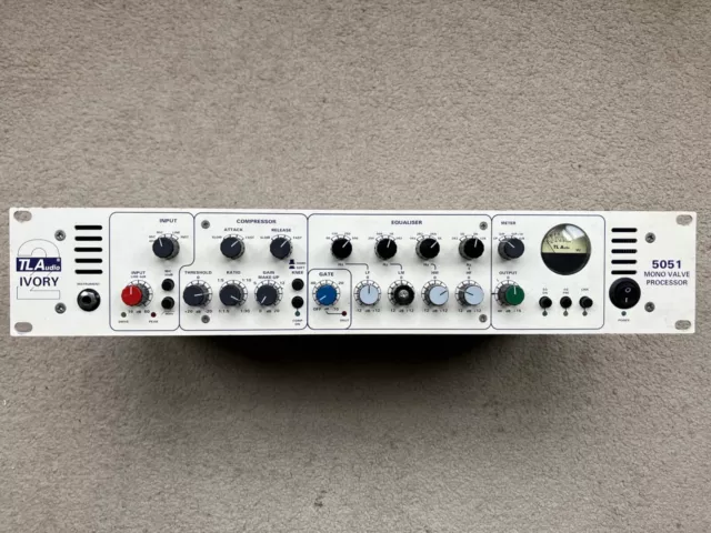 TL Audio TLA 5051 Elfenbein 2 Serie Mono Ventil Prozessor Röhrenvorverstärker EQ Kompressor