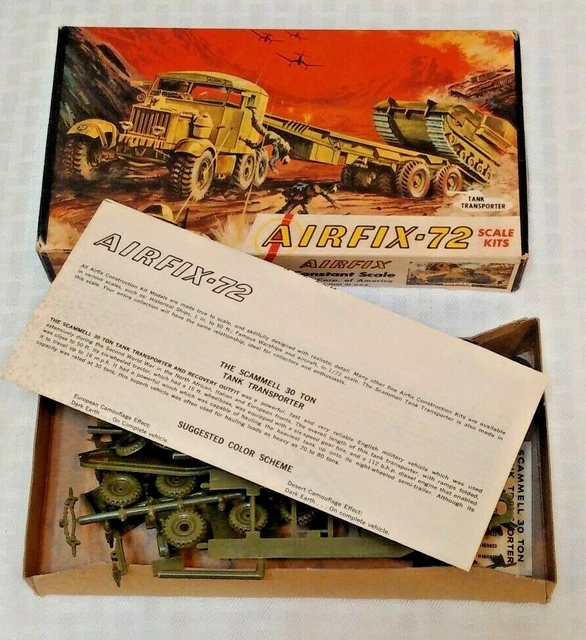 VINTAGE MODEL KIT Complete Military AirFix72 Constant Scale Tank