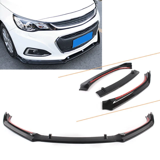 Spoiler Lippe Frontspoiler Stoßstange Kohlefaser für Chevrolet Malibu 2012–2018