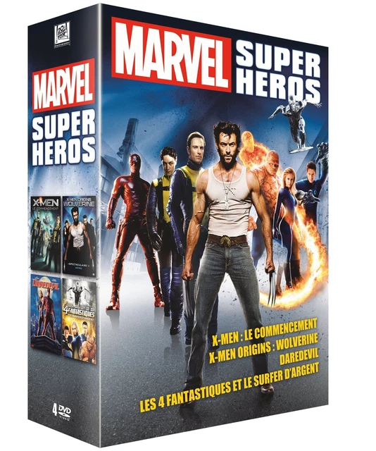 MARVEL SUPER HÉROS Coffret 4 films (DVD) £25.86 PicClick UK