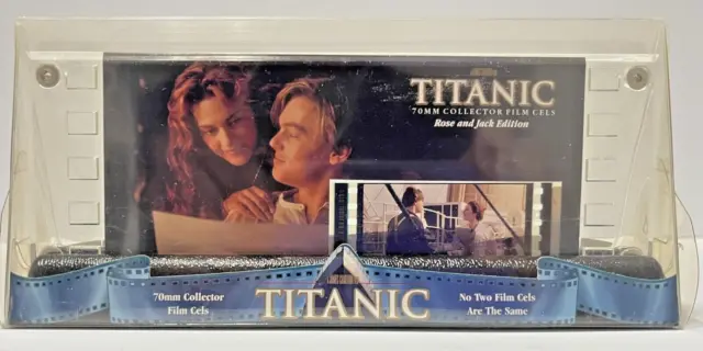 TITANIC 70mm Vintage Collector Film Cels Rose Jack Edition 1998 #60004 NEW