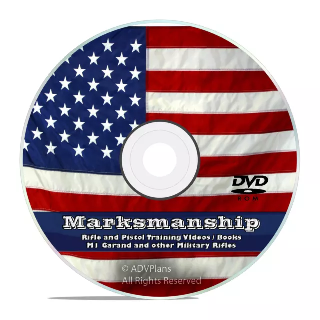 Rifle and Pistol Marksmanship, Books Manuals, Video, Antique Rifle Books DVD V55