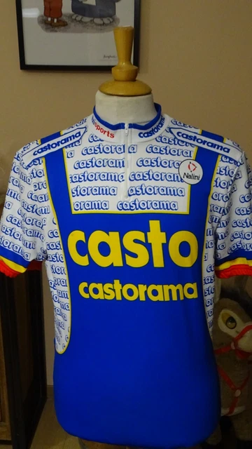 Maillot de Cyclisme Rétro Castorama – Roule Maillot