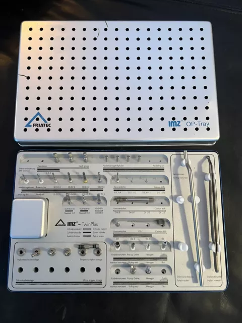 Friatec IMZ Twin Chirugie Kassette Set Tray Implantatset Implantationkassette