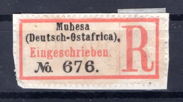 Doa Einschreibe-Zettel Muhesa (AA2899