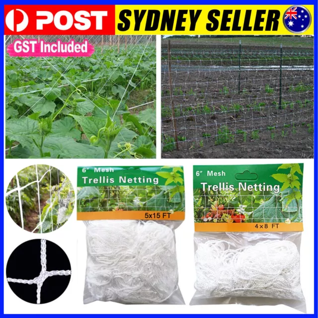 Elastic Trellis Net Garden Plant Climbing Support Netting Grow Tent Fence