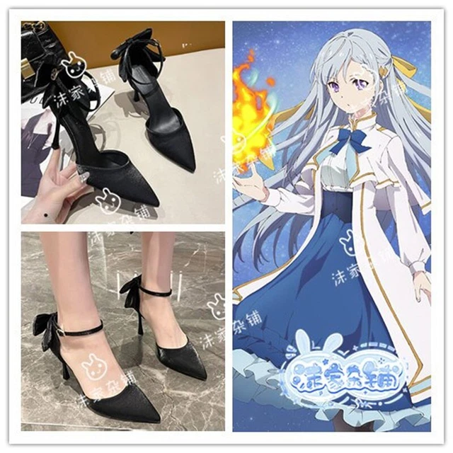 Shoes Tensei Oujo to Tensai Reijou no Mahou Kakumei Euphyllia Magenta Boots