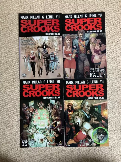 Super Crooks Mark Millar, Leinil Yu (Kick Ass, Superman, Wanted, Daredevil)