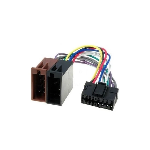 Câble ISO Pour Autoradio JVC - Modèles KD-R512, R521, R530, R531, R541, R551 - Neuf Avec Garantie 3 Ans