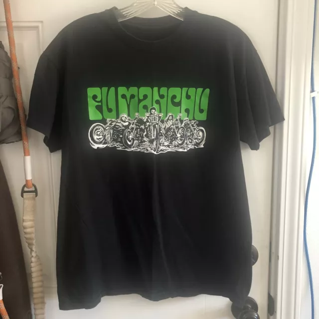 Fu Manchu Vintage Tour Concert T-Shirt Medium Stoner Rock Band Biker Gang Logo