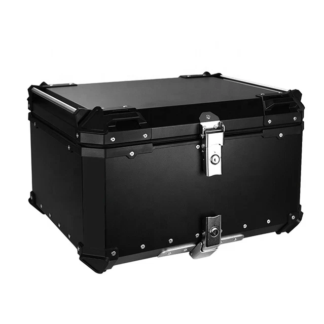 TOP CASE PER Royal Enfield Classic 500 Bauletto alluminio Bagtecs XB85 ...