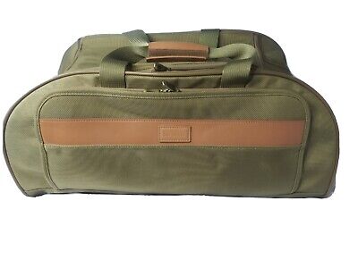 Hartmann Luggage Duffle Weekender Bag 21” Carry-On Ballistic Nylon Leather Trim