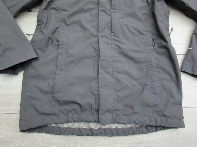The North Face Mens Lowland Jacket Hyvent Waterproof Rain Coat M Grey Resolve 3