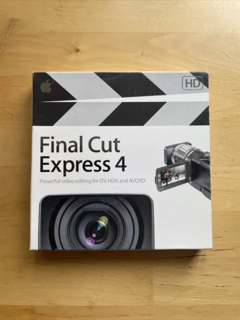 Final Cut Express 4 Apple video editing