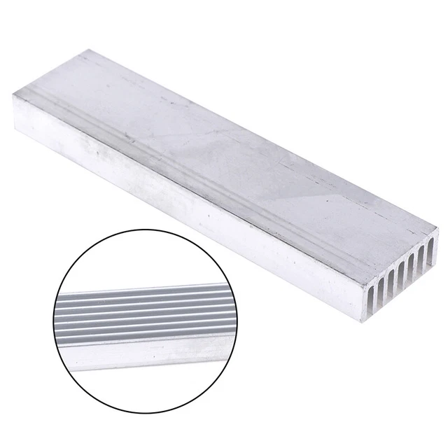 100*25*10mm Aluminum High Power Heatsink Electronics Radiator@jx ^^