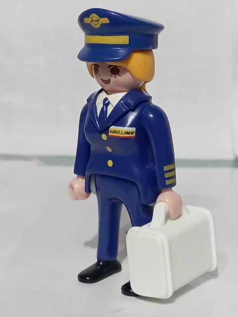 Figurine Playmobil Ouvrier Chantier 3126 - Occasion, Compatible Nombreux Sets
