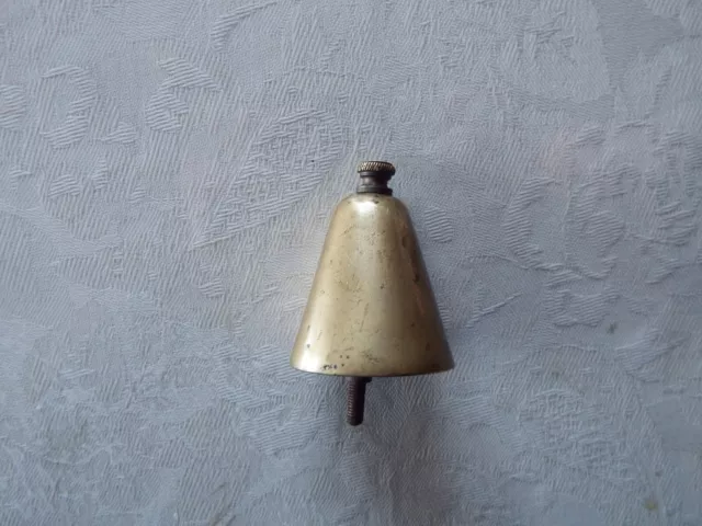 Ancienne Cloche-Timbre en Bronze Doré Poli