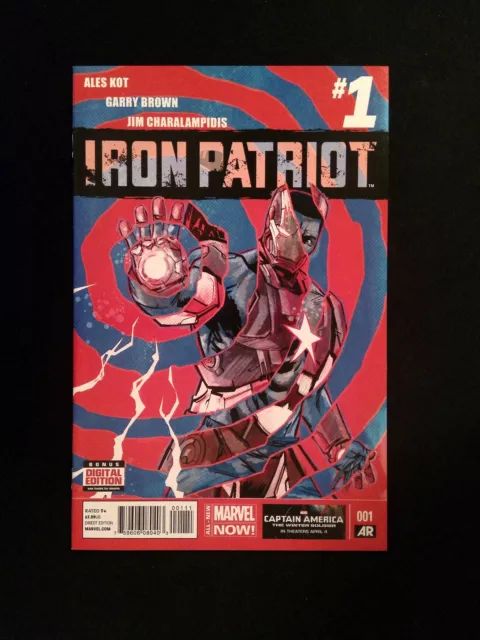 Iron Patriot #1  Marvel Comics 2014 VF+