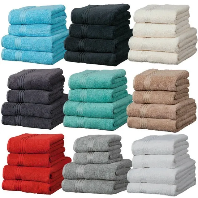 Premium Soft 100% Egyptian Combed Cotton Face, Hand, Bath Towels Sheets 500 GSM