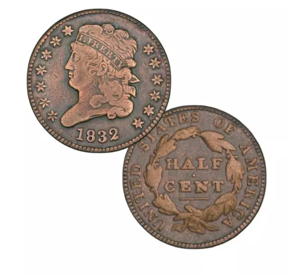 1840-1857 Half Cent - The Smallest Denomination