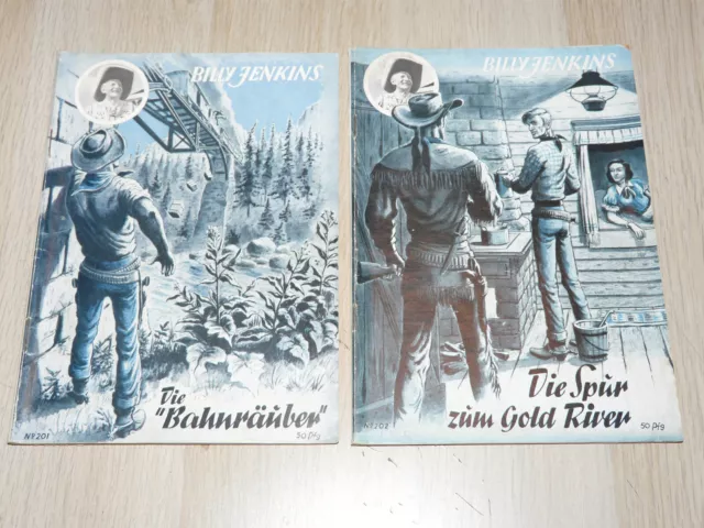 BILLY JENKINS Nr. 201 und 202, Original UTA-Verlag