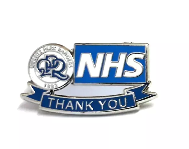 Queens Park Rangers Football Badge - QPR Enamel Pin Badges Includes NHS Donation