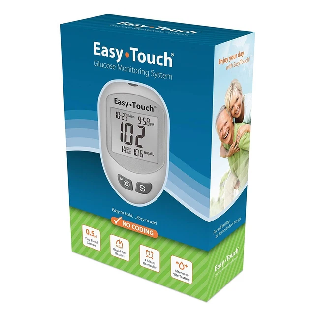 Sistema de monitoreo de glucosa EasyTouch para autoevaluación sin codificación 0,5UL muestra de sangre