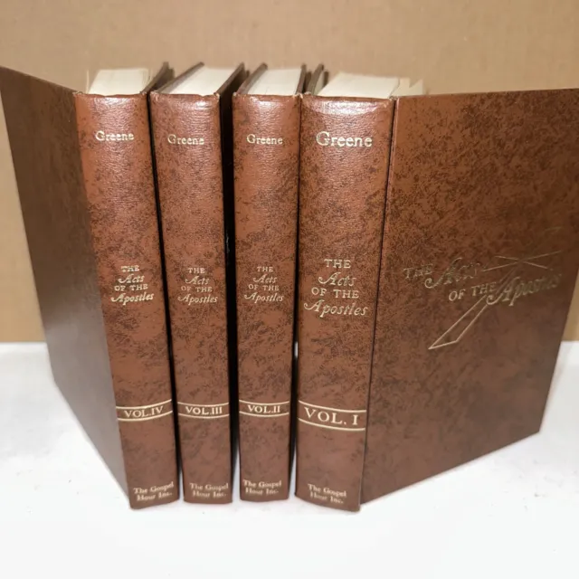 The Acts Of The Apostles 4 Volumes The  Gospel Hour Oliver Greene Bible Books
