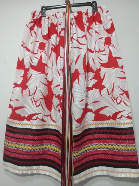 Native American Ribbon Skirt, Underskirt, Hair Tie, Powwow Regalia