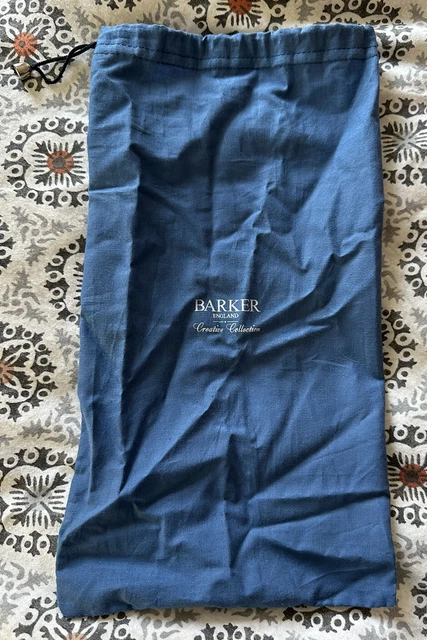 BARKER belle scarpe inglesi collezione creativa sacchetto antipolvere blu