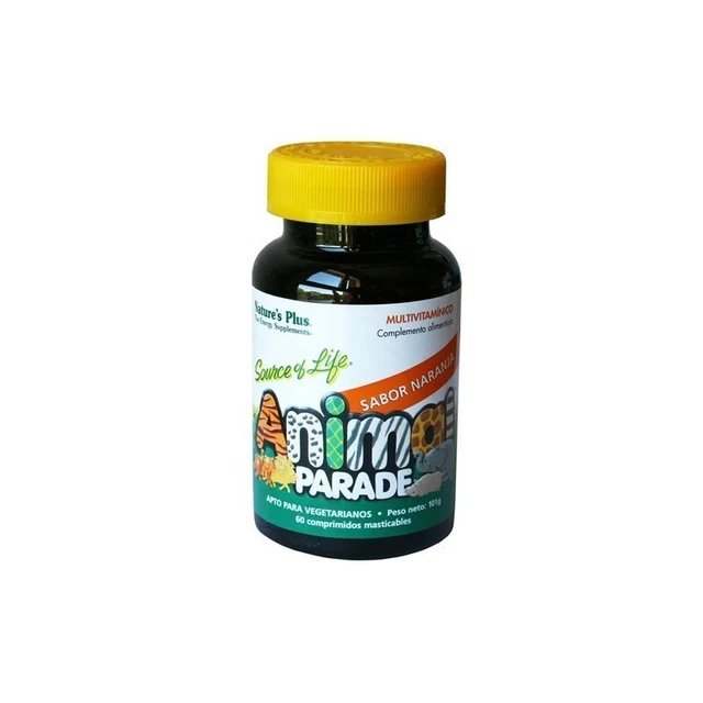 Nature's Plus - Animal Parade Multivitamínico Con Sabor A Naranja (60 Cápsulas M