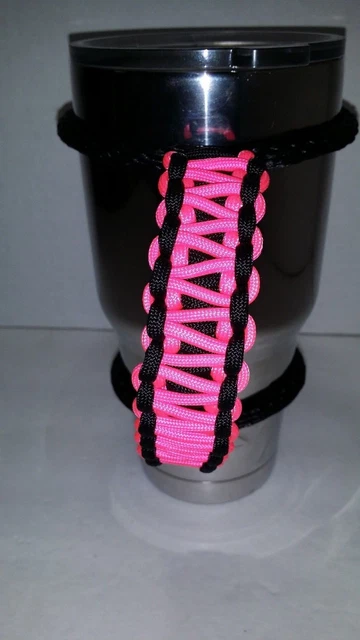 2 Color Paracord Handles for 40oz,30oz, & 20oz Yeti, Rtic, Sic, Ozark Trail Cups