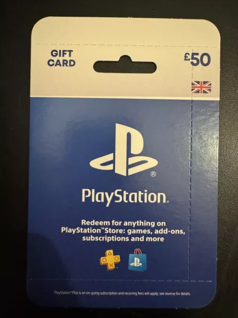 £5 UK PlayStation PSN Card GBP Wallet Top Up | Pounds PSN Store | PS4 PS5