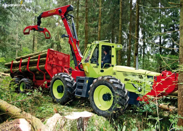 Traktor-Poster Motiv: WF trac 1700  (MB trac Forstarbeit)   (NEU & OVP)