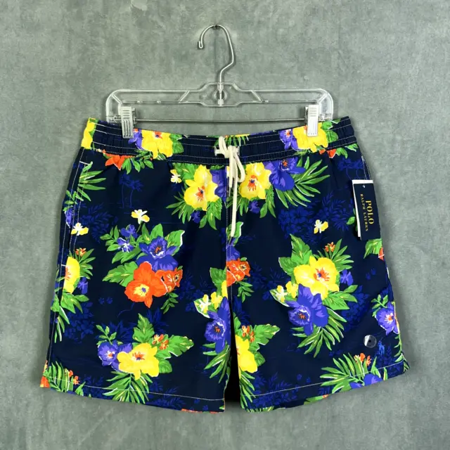 POLO RALPH LAUREN Mens Floral Aloha Swimsuit Swim Trunks Size Large $55 ...
