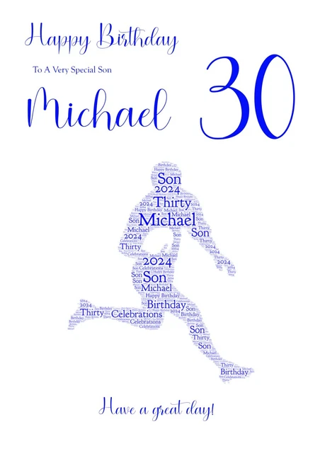 RUGBY PERSONALISED BIRTHDAY Card Son Grandson Nephew Brother Godson £2. ...