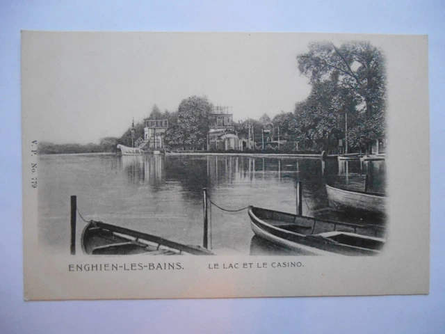 CPA "Enghien les Bains - Le lac et le casino"