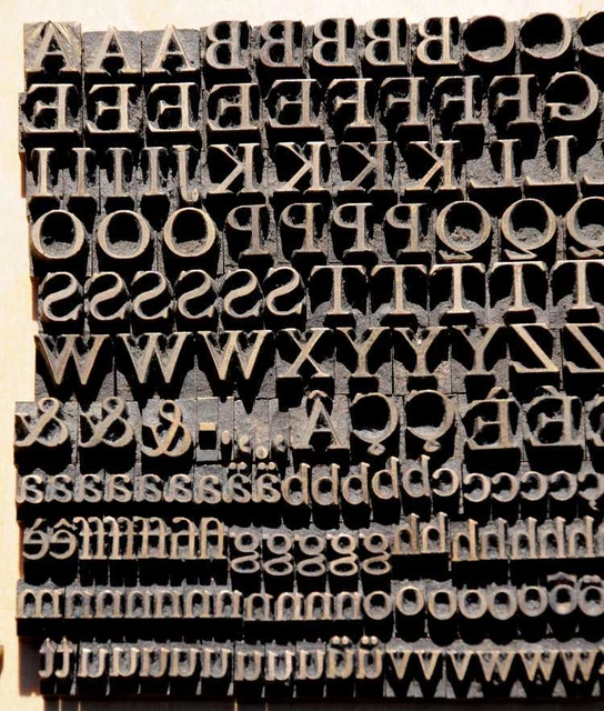 7 mm Prägeschrift Messingschrift Buchbinder Messing Vergoldepresse Buchbinderei