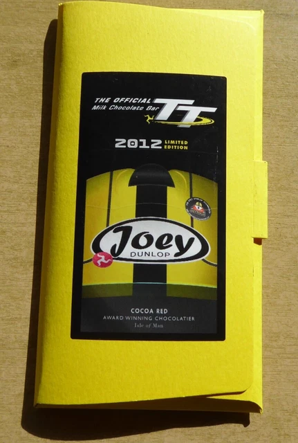 2012 Edizione Limitata Joey Dunlop Isle Of Man Tt Barretta Cioccolato, Non Aperta