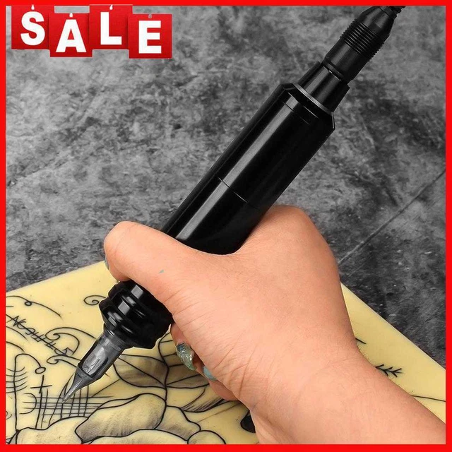 Tattoo Pen Machine Powerful Silent Motor Permanent Make up with Hook Line Body
